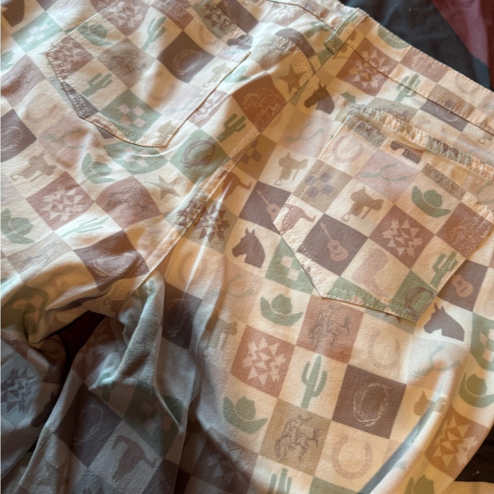 Western Patterned Pants - Picture 6 of 6